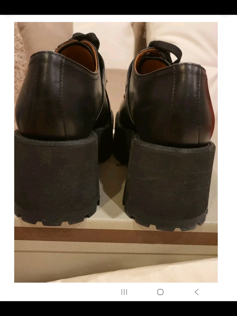 MARNI Women Leather platform brogues Size 40/10 NWB Made in Italy